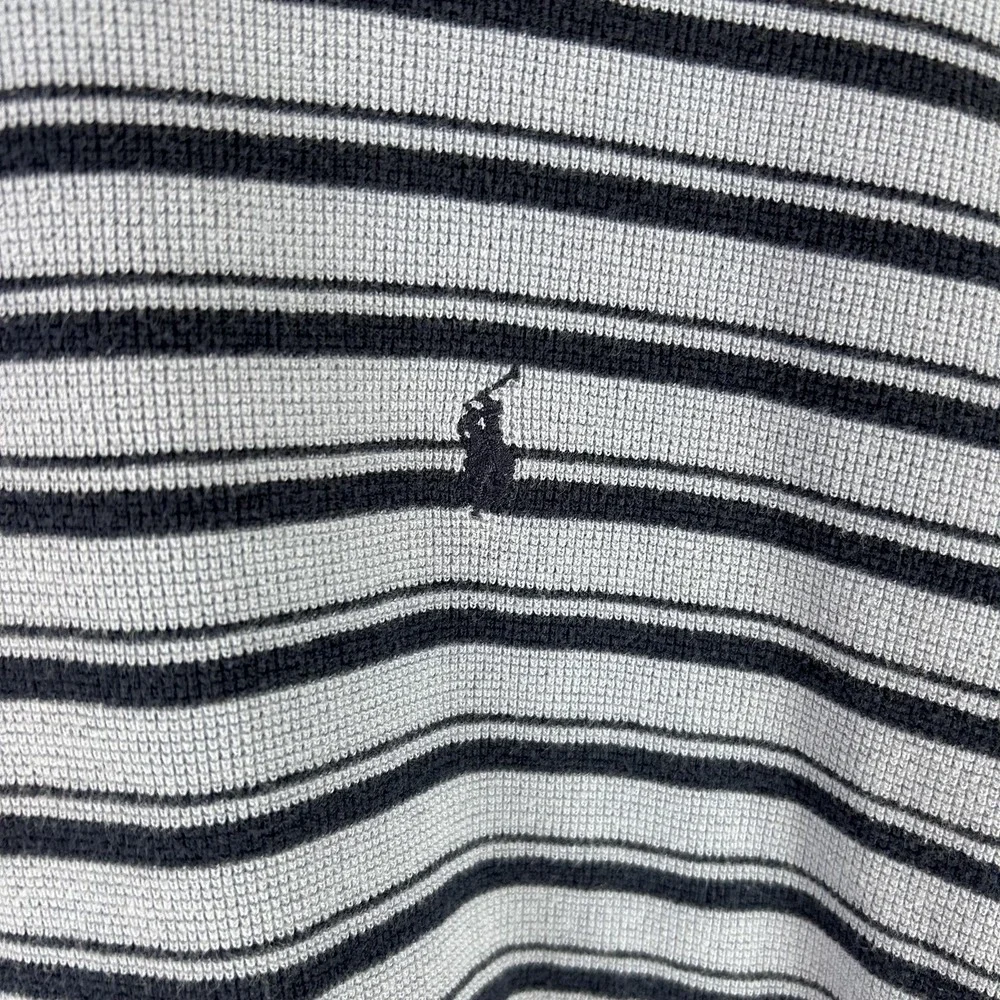 Polo by Ralph Lauren Polo Shirt‎ Mens Large Blue Striped Short Sleeve Pony Logo